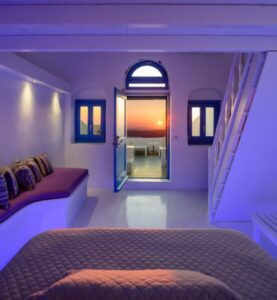 Family Maisonette | Caldera Sea & Sunset View-Outdoor Hot Tub